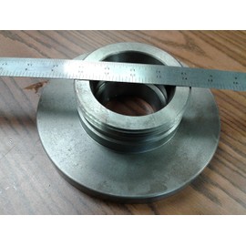 CME L0 Semi-Finished Chuck Backing Plate, 8" Diameter, 1" Thickness