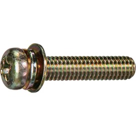 TRUSCO Y856-0515 Pan Head Embedded Screws, Chromate, P-4 M5 x 15, Pack of 10