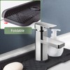 Dish Drying Mat Drain Cushion In The Sink Organiser Bathroom