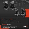 A-Premium Set of 4, Front Upper & Lower Ball Joints