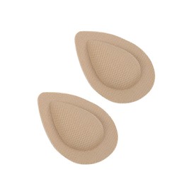 LALAFINA 1pair Khaki Waterdrop Forefoot Cushions for High-heeled Shoes Pad for of Foot Easy to Stick and Remove and Standing
