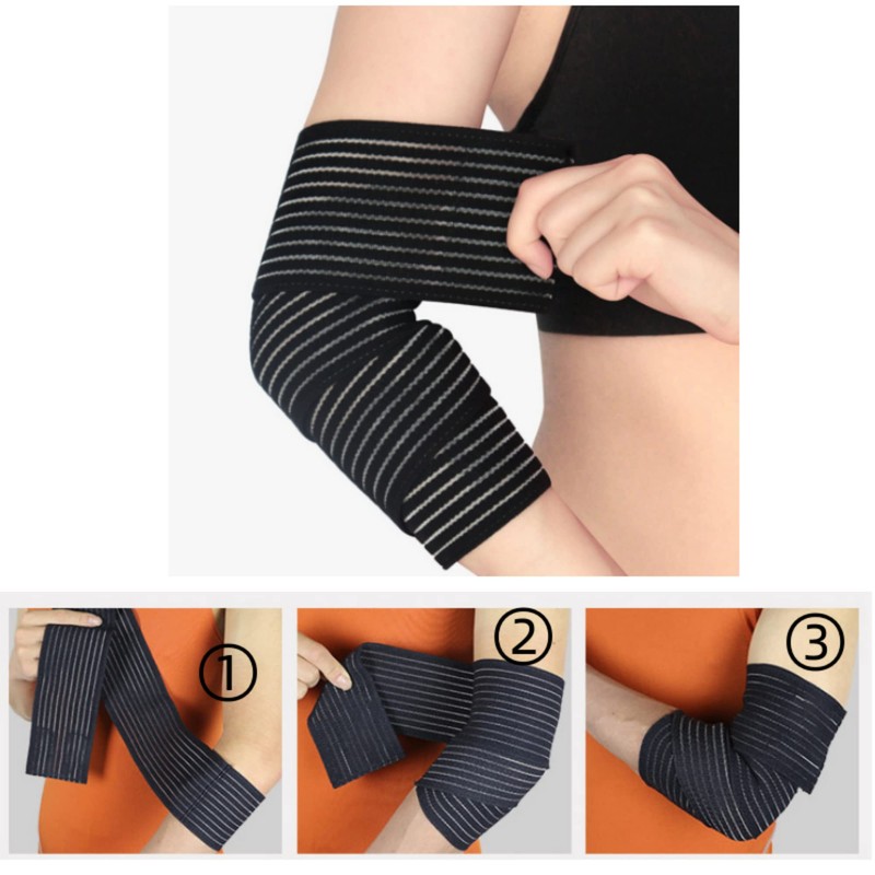 Elastic Breathable Wrap Ankle Extra Long Elastic Knee Wrap Compression