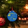 Running Ceramic Ornament | Boston 26.2 Map Christmas Ornament