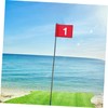 Kisangel Golf Level Training Tool Portable Golfs Flag for Practicing