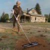 VEVOR Updated Lawn Leveling Rake with Roller, 36" x 10"