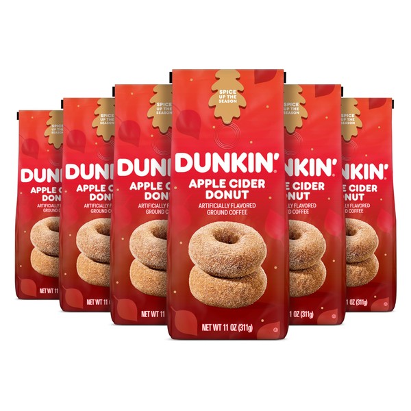 Dunkin' Dunkin' Apple Cider Donut Artificially Flavored Ground Coffee, 11