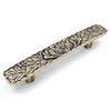 JETLAND Bridged Drawer Cabinet Pulls, 6-Pack Antique Brass 3" Hole