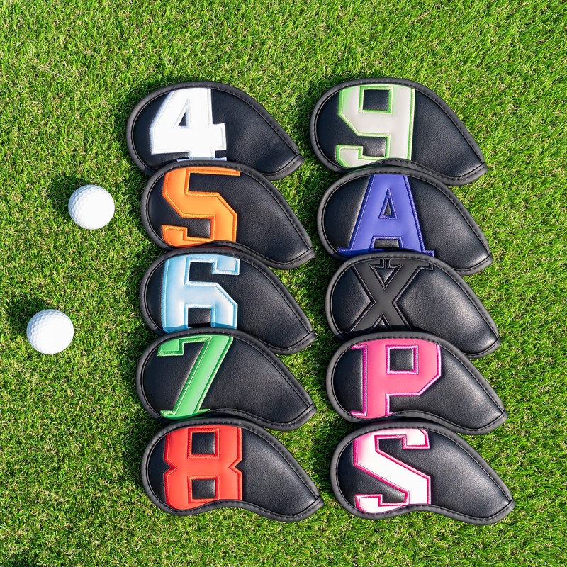 Golf Iron Cover Magnet Wedge Cover Club Head Cover Set