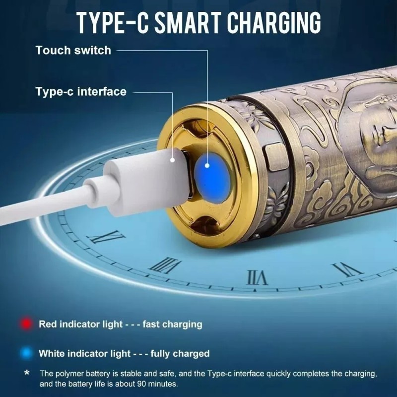 FD Afeitadora Eléctrica Buda Head Usb Inalámbrico Recargable