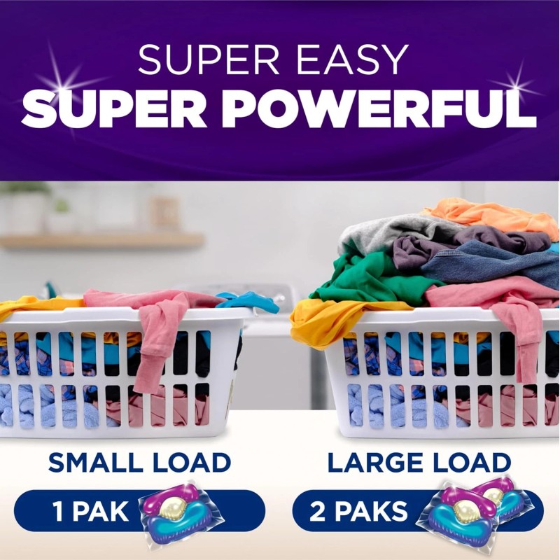 ARM & HAMMER Plus OxiClean 5-in-1 Laundry Detergent Power Pks,
