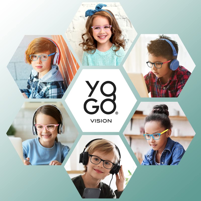 Gafas de bloqueo de luz azul para niños, protección UV,