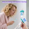 LOVEINUSA Toothpaste Tube Squeezer Dispenser, 4PCS Hanging Tooth Paste Clips