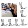 6PCs Presser Foot Single Needle Sewing Machine Accessories Industrial Spare