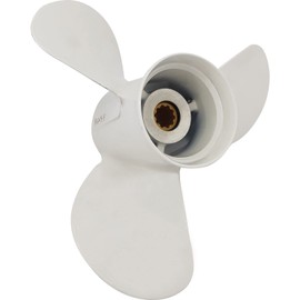 DLNIG 9 7/8×9-F Boat Propeller for Yamaha - for Yamaha Outboard Engines 20HP 25HP 30HP F25 Replace 664-45941-01-EL,10 Spline Tooth - Aluminum Outboard Propeller