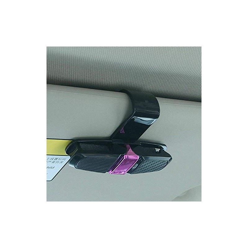 Riloer Car Sun Visor Sunglasses Card Ticket Holder Clip