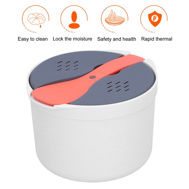 Household Microwave Oven Rice Cooker 2-Layer Rice Steamer High Temperature