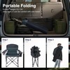 HIGH POINT SPORTS Camping Folding Chair, Heavy Duty Oversized Portable