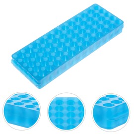 iplusmile Sturdy Lab Test Tube Rack 2pcs Centrifuge Tube Holders 60 Hole Tube Rack for Research and Clinical Use