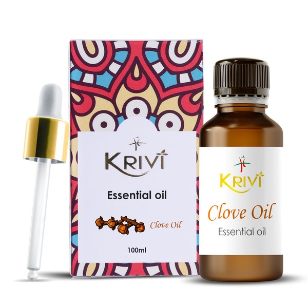 Krivi Clove Essential Oil 100ml (Pack of 1)