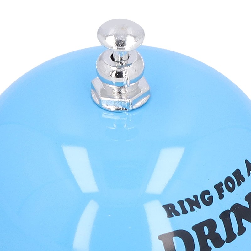 Call Bell, Classic Bell‑shaped Restaurant Ring for Bar/Diet Bar/coffee Shop/restaurant(blue)