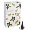 Stamford White Sage Incense Cones-15 sticks, Bamboo, 5x15x23 cm