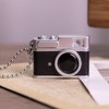 Miniature Mini Retro Vintage Camera Keychain Also Lights Up with