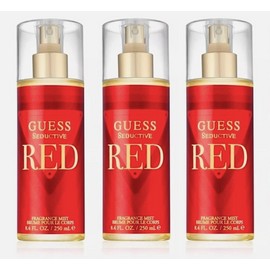 PACK OF 3* GUESS SEDUCTIVE RED Fragrance Mist Body Spray for Women 8.4 oz 250 ml