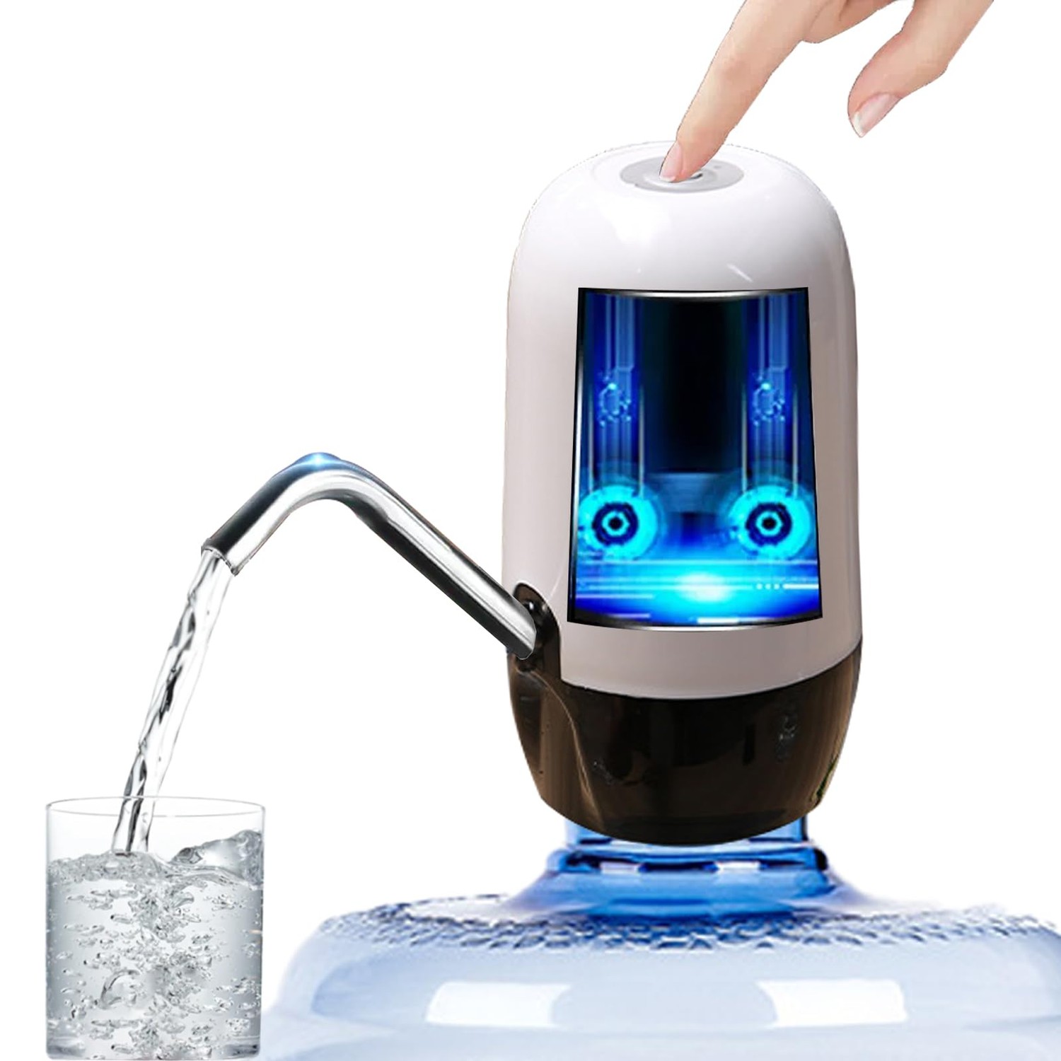 Double Pump 5 Gallon Water Dispenser Portable Water Pump for 5 Gallon ...