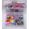 Aidetek Half Transparent BOXALL24 Empty Small Parts Beads Jewelry Box