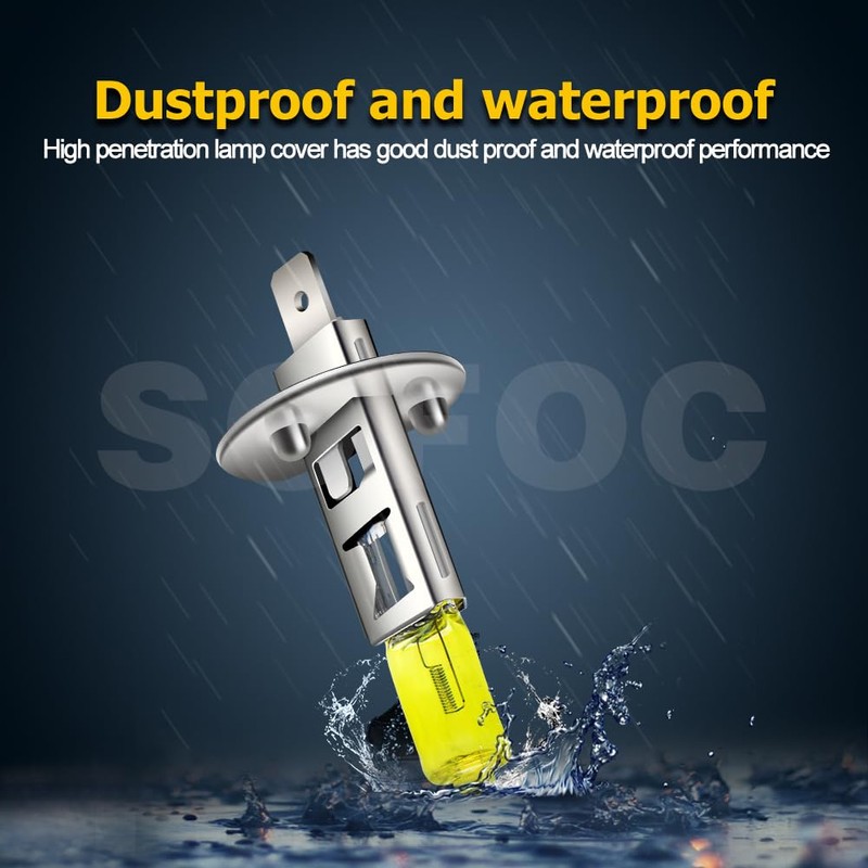 SOFOC Super Bright H1 Car Fog Light Headlights High/Low Beam