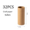 Ruisky 32 Pcs Cardboard Tubes Craft Rolls, Kraft Paper Rolls