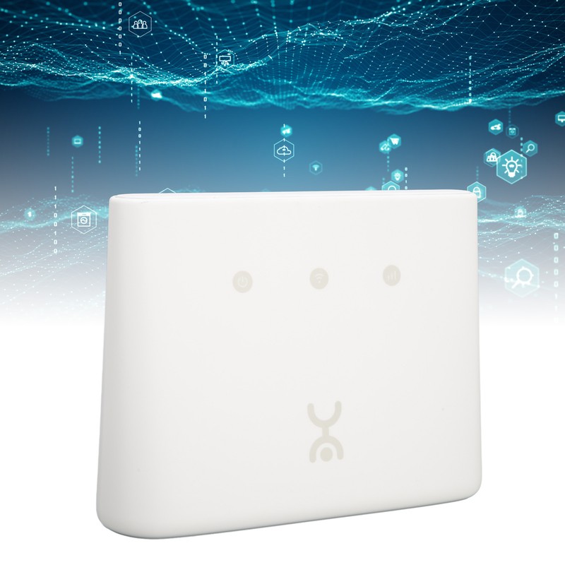 4G WiFi Router White CAT4 High Speed Maximum 32 Devices