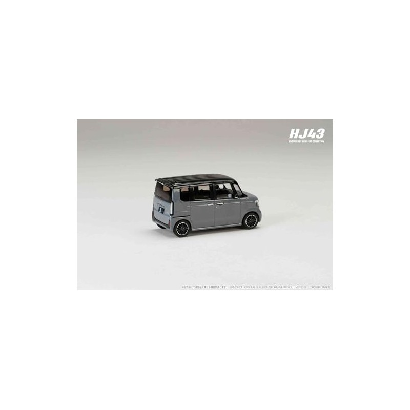 1/43 Honda N-BOX CUSTOM Slate Gray Pearl & Black