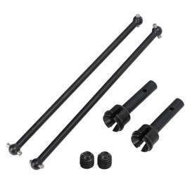 Metal Steel Rear Drive Shaft Driveshaft CVD for Arrma 1/7 1/8 Remote Control Car Upgrade Parts Black