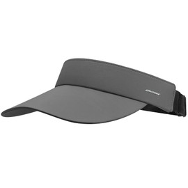 Croogo Visor Hat Sun Visor Cap UV Protection Sports Hat Wide Brim Sun Hats Lightweight Summer Cap for Beach,Dark Gray-RNKD01