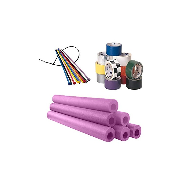 Foam Roll Bar/Cage Padding Installation Kit, Purple