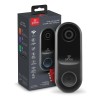 Globe Electric Wi-Fi Smart Video Doorbell, Hardwired, No Hub Required,