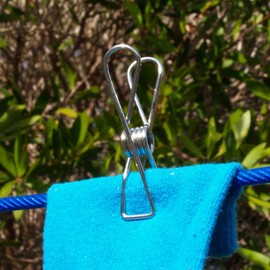 Wire Pegs Stainless Steel Pegs REGULAR SIZE - 201 Grade (24 pegs in tin)