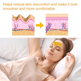 Anti-Wrinkle Patch Set of 3, Anti Wrinkle Forehead Pad, Plaster for Nasolabial Wrinkles, Facial Mask for Facial Wrinkles, Reduction and Smoothing of Wrinkles Around Forehead, Eye, Mouth and Upper Lip
