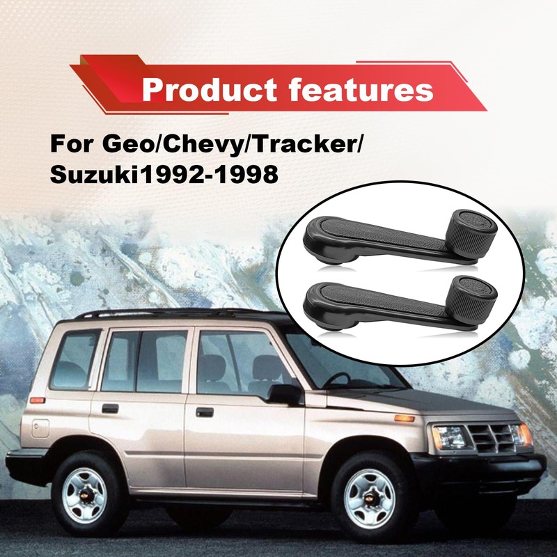 Dunviku 2-Pack Manual Window Crank Regulator Handles Compatible with 1992-1998