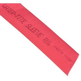 Water-Tite 83400 Polyethylene Pipe Sleeving for 1/2- to 1-Inch Tubing, 0.006-Inch Thickness, 200-Foot Roll, Red