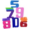 Skoolzy Number Blocks & Counting Coins 44 Piece Set, Toddler