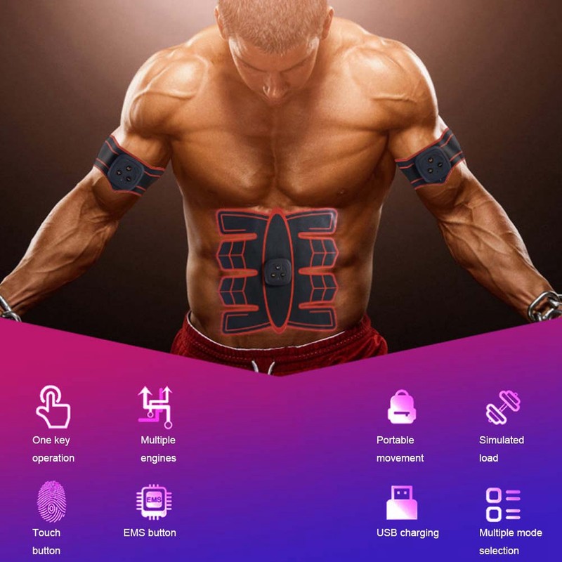 Smart Fitness Body Muscle Training Stimulator Household Abdominal Muscle Patch