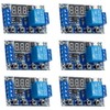 6Pcs DC6-30V Programmable Timer Relay Module with LCD Display Delay