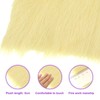 DMiotech 30"x30" Yellow Faux Fur Square Fabric, Fluffy Faux Fur