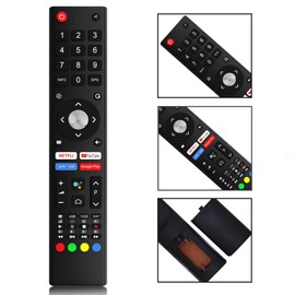 GCBLTV02ADBBT Remote Control for ChiQ SABA Changhong Compatible with Changhong ChiQ SABA Smart TV