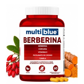 Berberina Cápsulas Suplemento Alimenticio Vitamina Cúrcuma Canela Picolinato Cromo Gluten Vegano Keto Friendly Apoyo Cardiovascular Certificada Gmp