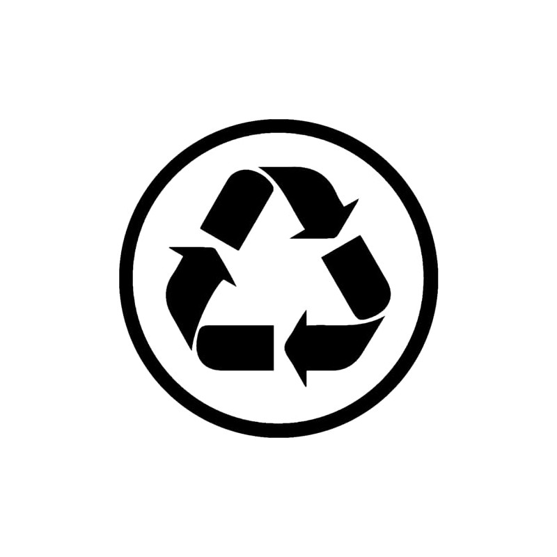 Recycle Bin Vinyl Decal Labels Design #3 Adhesive Recycling Stickers