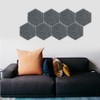 HyFanStr Felt Notice Board, Hexagon Memo Board DIY with 20