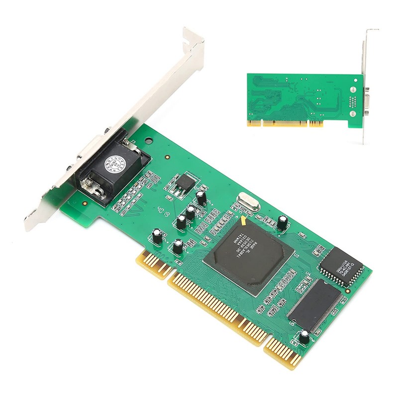 Jectse 8MB PCI Graphics Card VGA 32 Bit Multi-Display Support
